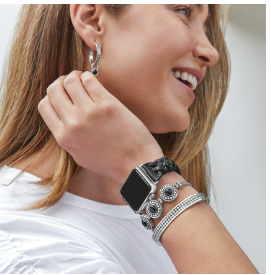 Sutton Braided Leather Watch Band