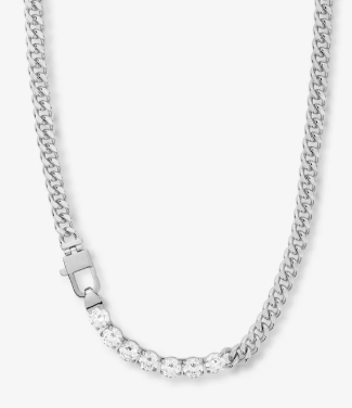 Julian Loves Diamonds Necklace 6.8mm by Melinda Maria