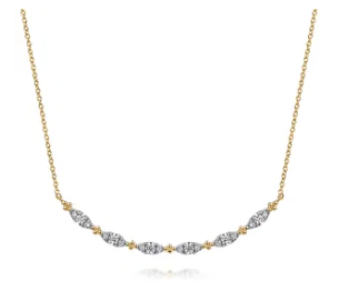 14k necklace &amp; diamond