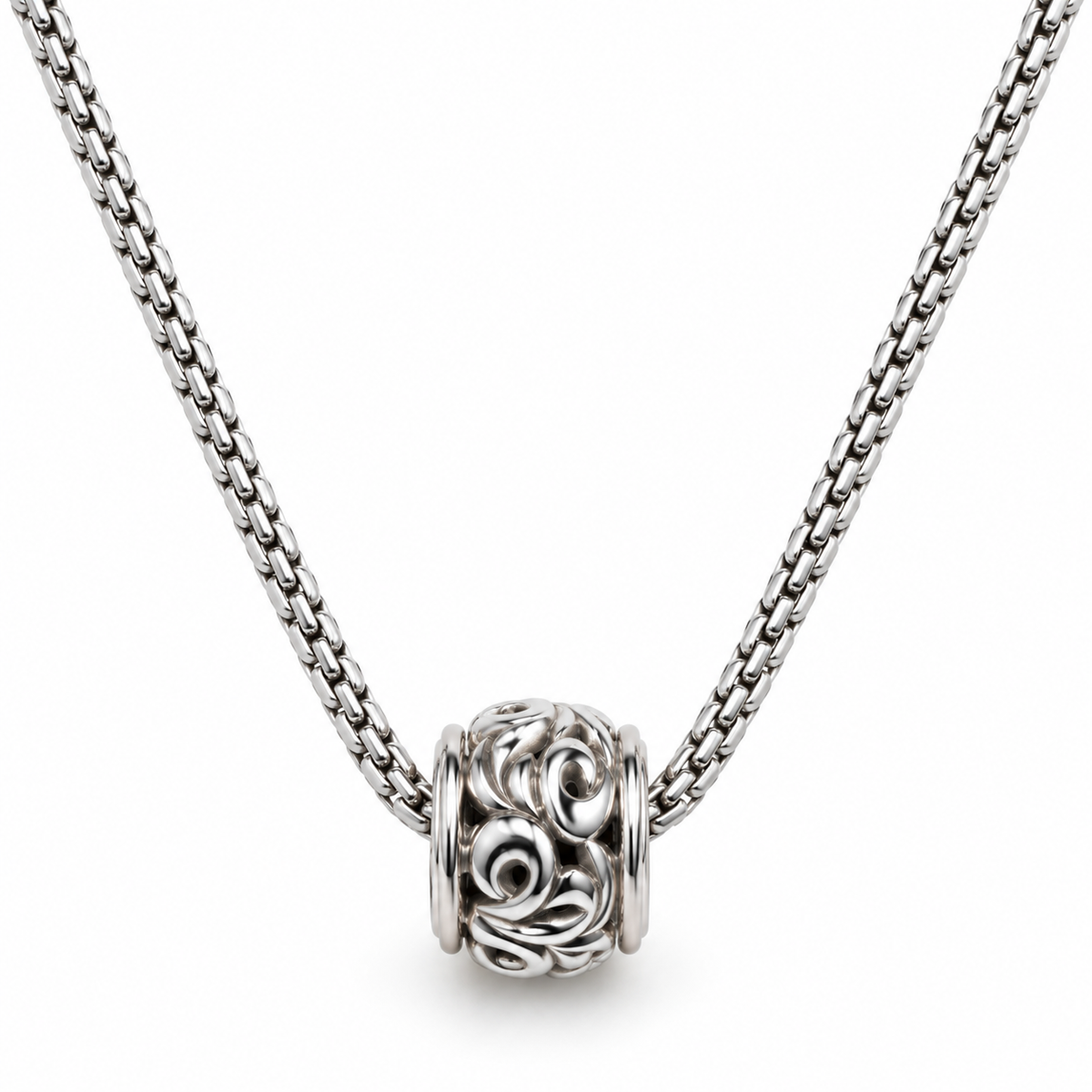 Charles Krypell Sterling Silver My Love Pendant Necklace