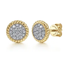 14k earrrings &amp; diamond