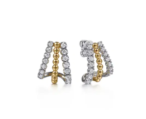 14k earrrings &amp; diamond