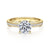 14K Yellow Gold Round Diamond Engagement Ring-MEGAN