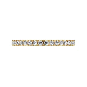 14K Yellow Gold Stackable Diamond Ring