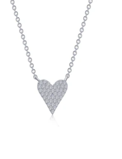 Pave Heart Necklace by Lafonn