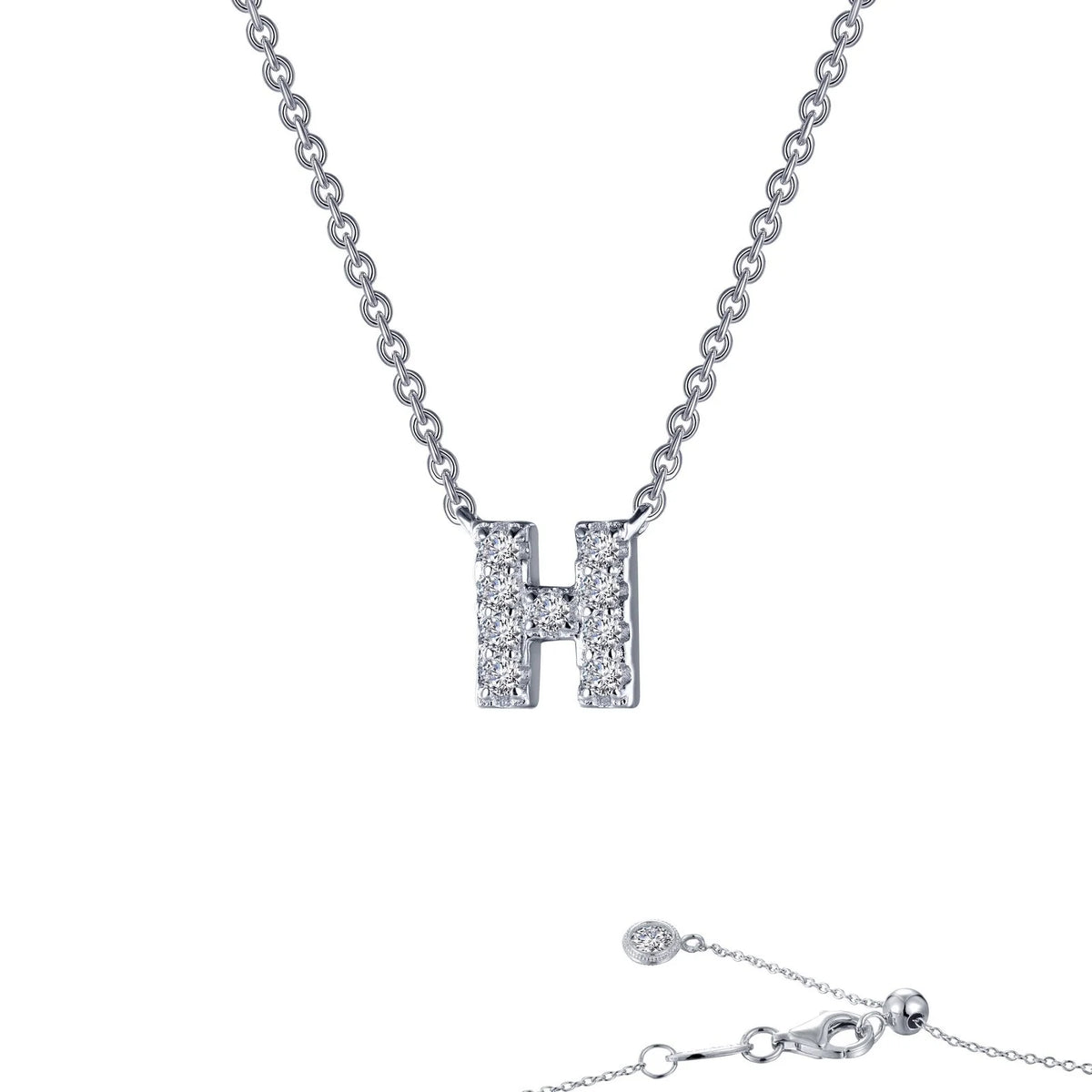 Initial Letter Pendant Necklace A-Z
