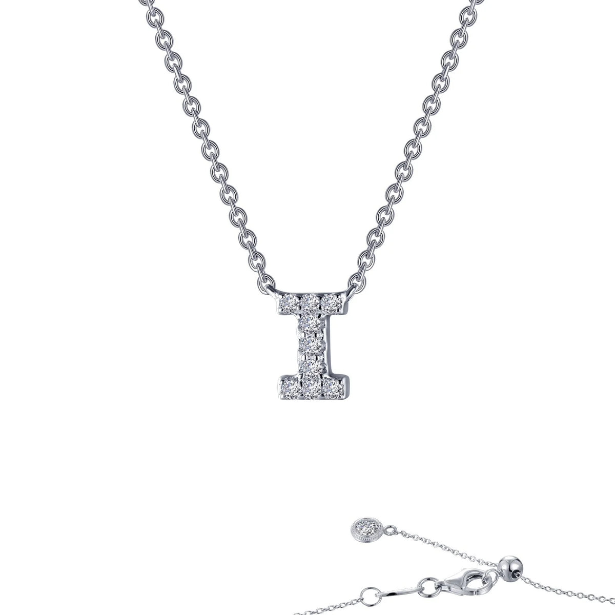 Initial Letter Pendant Necklace A-Z