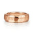 14K Rose Gold 7mm Mens Wedding Band in High Polished Finish