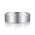 14K White Gold 7mm - Men's Wedding Band in Satin Finish