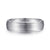 14K White Gold 6mm - Men's Wedding Band in Satin Finish