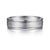 14K White Gold 6mm - Men's Wedding Band in Satin Finish