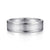 14K White Gold 6mm - Men's Wedding Band in Satin Finish