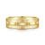 14K Yellow Gold 6mm - Interwoven Men's Wedding Band in Brushed and Satin Finish