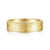 14K Yellow Gold 6mm - Brushed Finish Men's Wedding Band