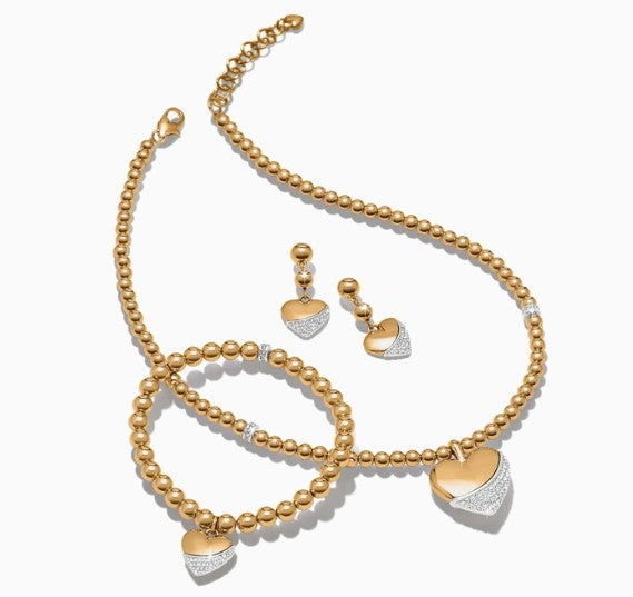 Meridian Petite Wave Heart Necklace
