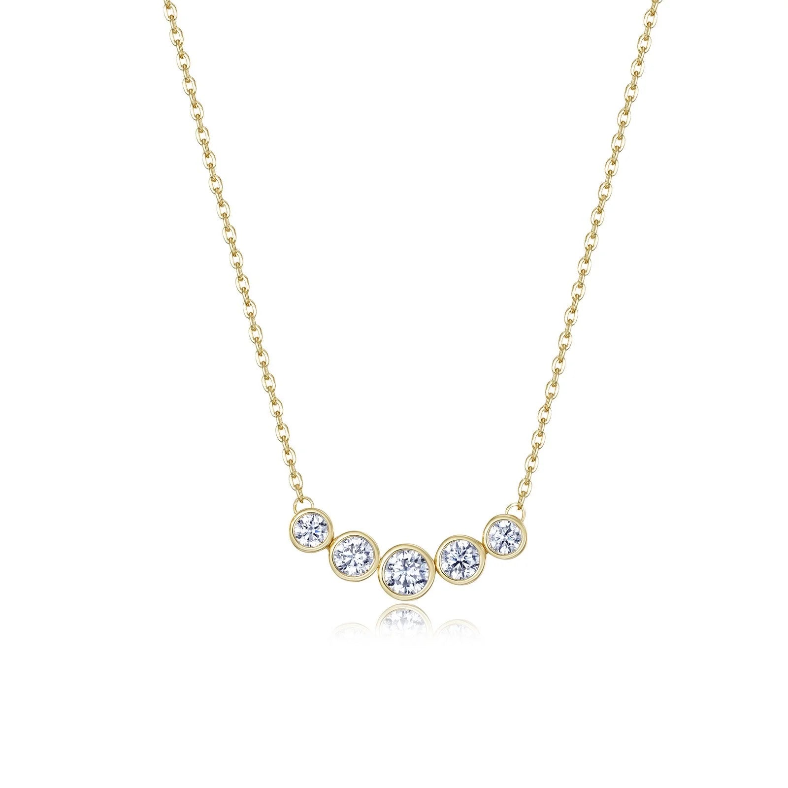 Olive Bezel Necklace