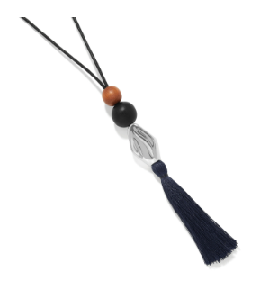 Cascade Rio Wood Tassel Necklace by Brighton