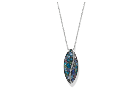Trust Your Journey Navette Necklace by Brighton