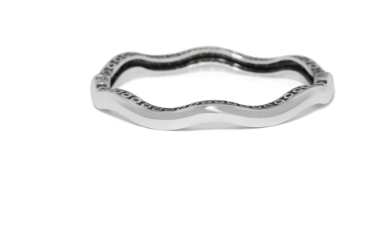 Inner Circle Slim Hinged Bangle- Brighton