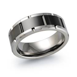 MENS 8MM TUNGSTEN BAND