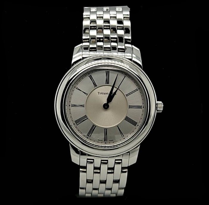 Tiffany stainless steel watch hot sale