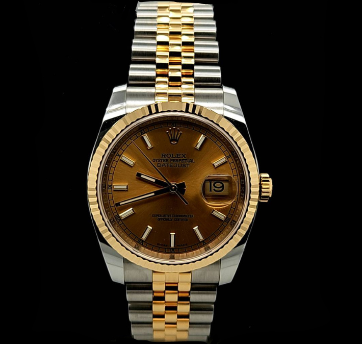 Rolex Men Datejust 116233 Champ Index Dial Jubilee Bracelet 38MM Estate