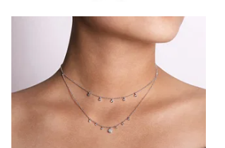 14k necklace &amp; diamond