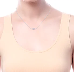 14k necklace &amp; diamond