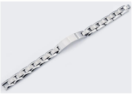 Men's Stainless Steel ID- Engravable Bracelet
