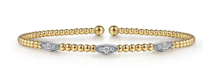 14K Diamond Bujukkan Bracelet by Gabriel &amp; Co.