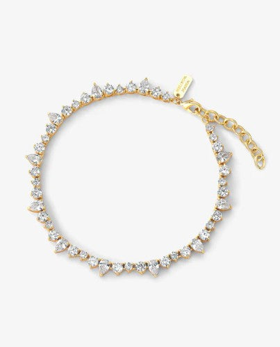 The Dynasty Teardrop Anklet by Melinda Maria.