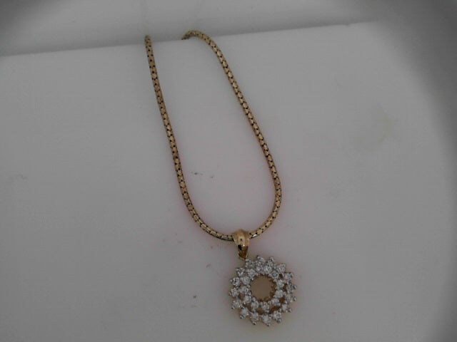 14k necklace & diamond