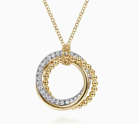 14k necklace &amp; diamond