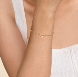 14k necklace &amp; diamond