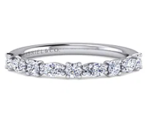 Diamond Wedding Bands  -  Women'