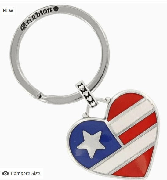 Freedom Heart Key Fob by Brighton