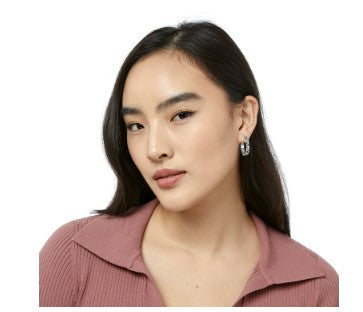 Contempo Small Hoop Earrings