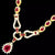 Vintage Estate 14k Yellow Gold Precious Ruby Diamond Toggle Necklace 1.15 ctw