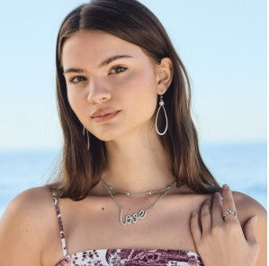 Love Script Sparkle Necklace