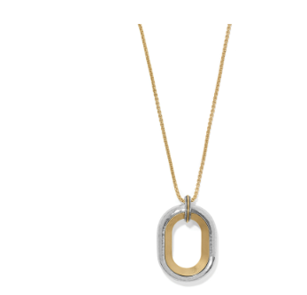 FERRARA MEDICI TWO TONE LINK NECKLACE