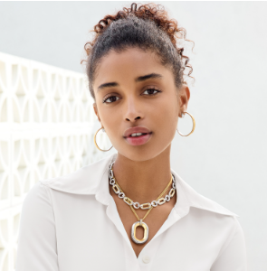 Medici Two Tone Convertible Necklace