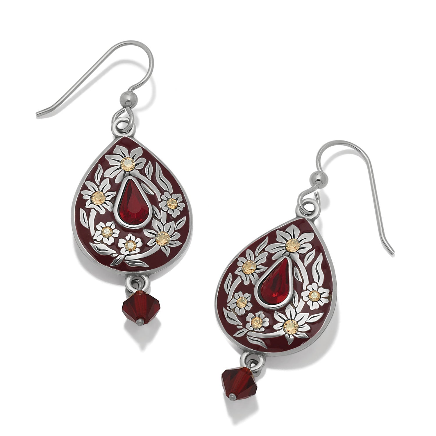 Everbloom Flora Drop French Wire Earrings by Brighton