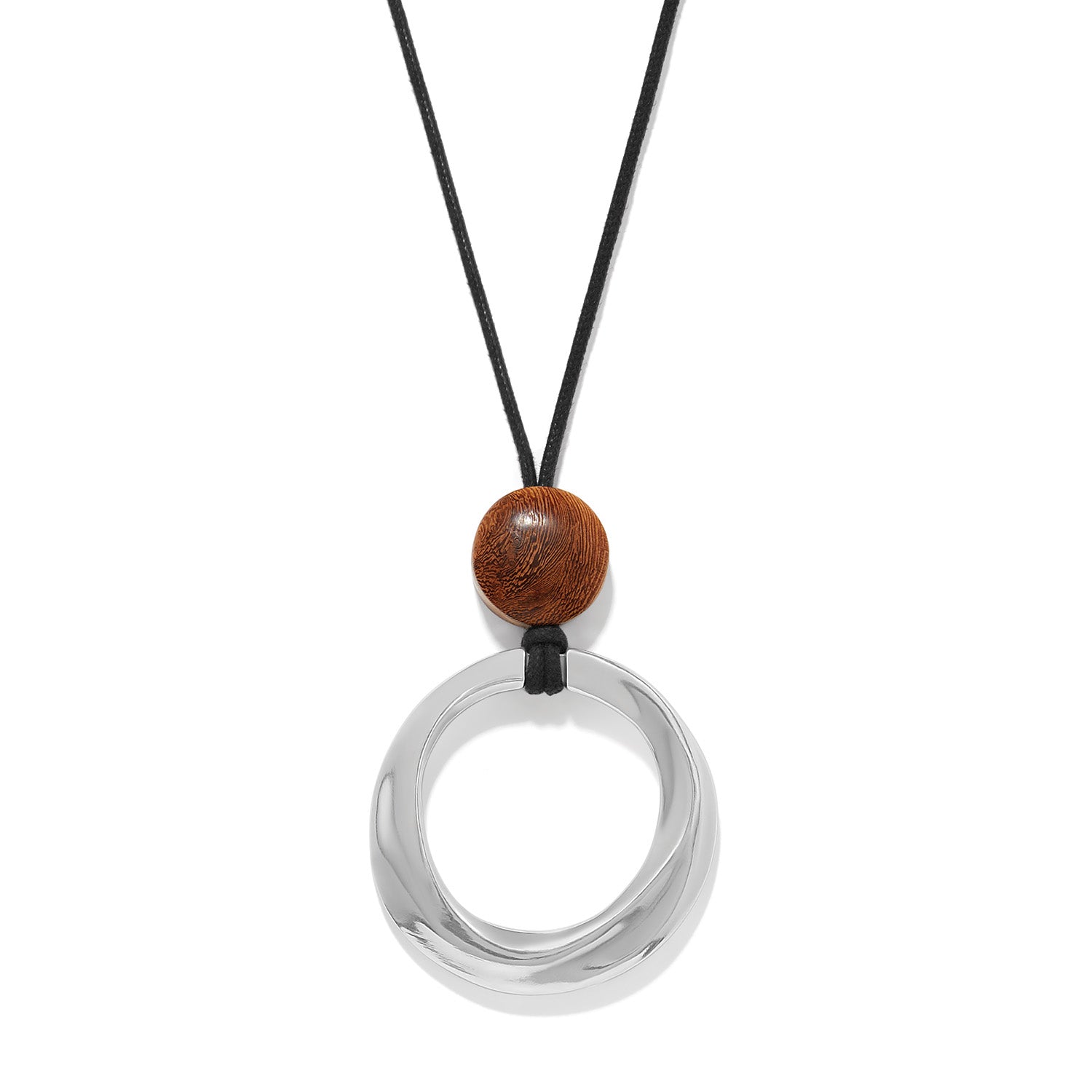 Cascade Rio Wood Ring Necklace by Brighton