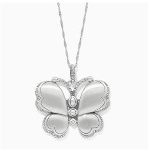 Trust Your Journey Reversible Butterfly Necklace