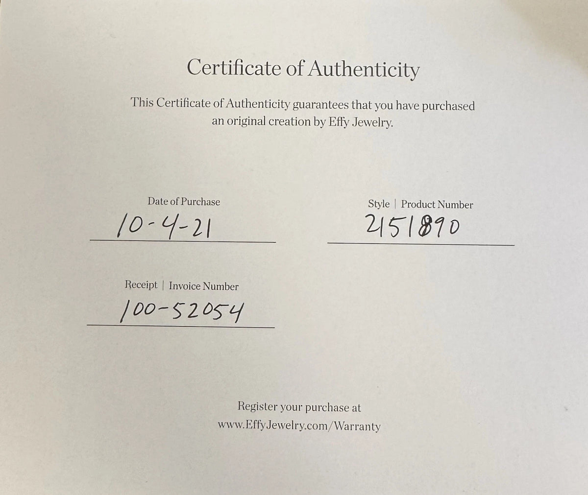 Effy 14K White Gold Diamond Koala Pendant 0.67ct TW HI Color w/ Black Diamond