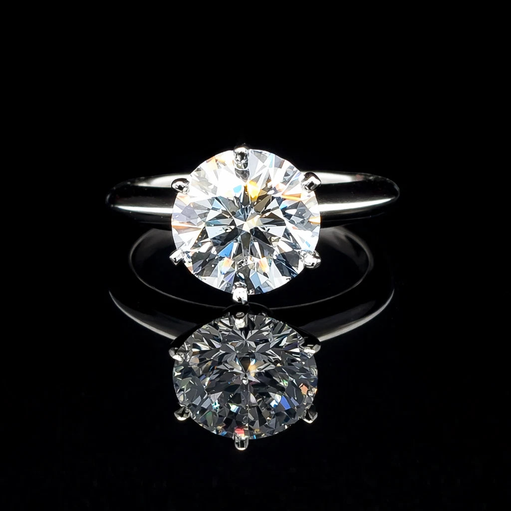 Tiffany &amp; Co 2.55ct D VS1 Round Diamond Ring Platinum GIA Certified $140K Retail