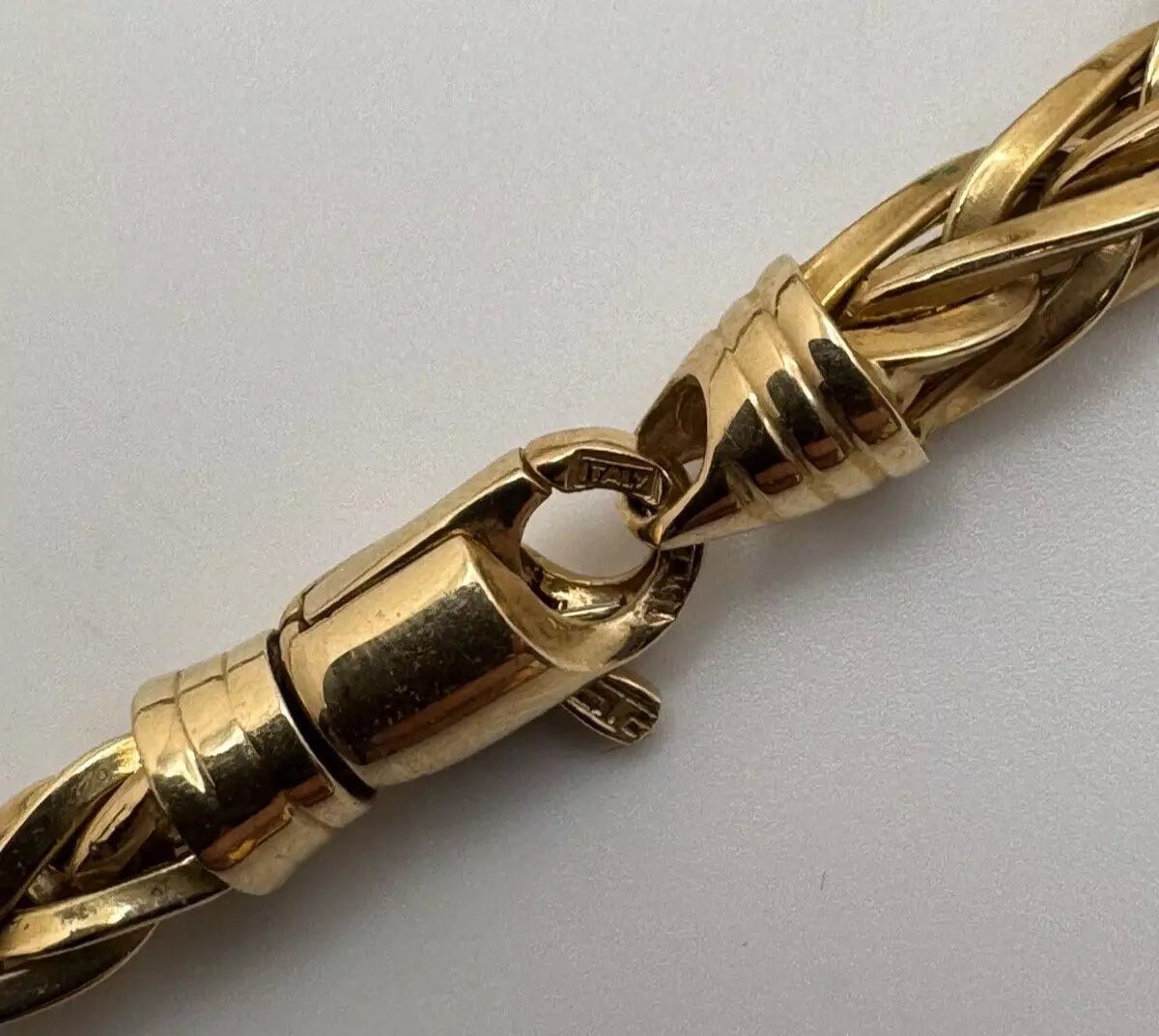 14k Yellow Gold Effy Woven Bracelet 7 Inch