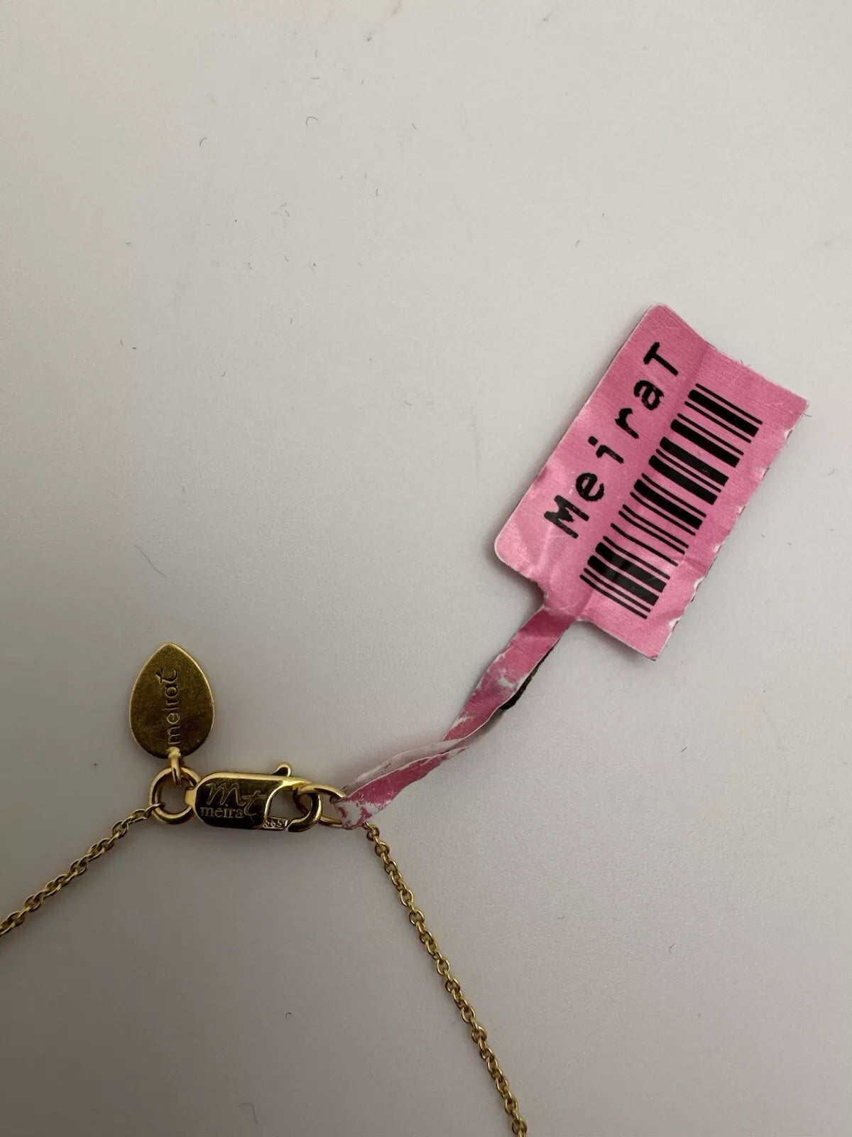 14k Yellow Gold Meira t Designs Yin Yang Pendant With Diamonds .22ct