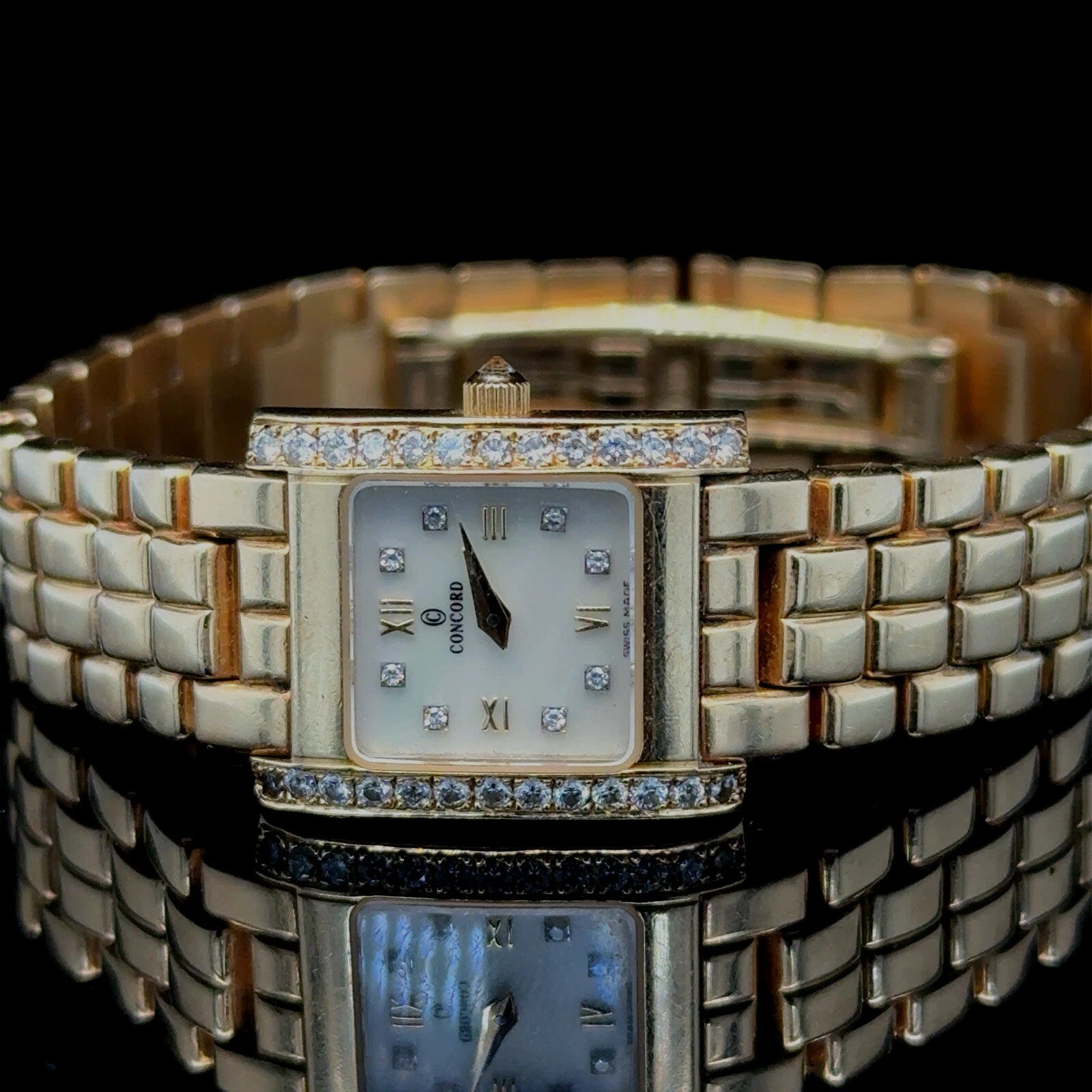 14k Concord La Tour, Ladies Watch, Quartz, Diamonds