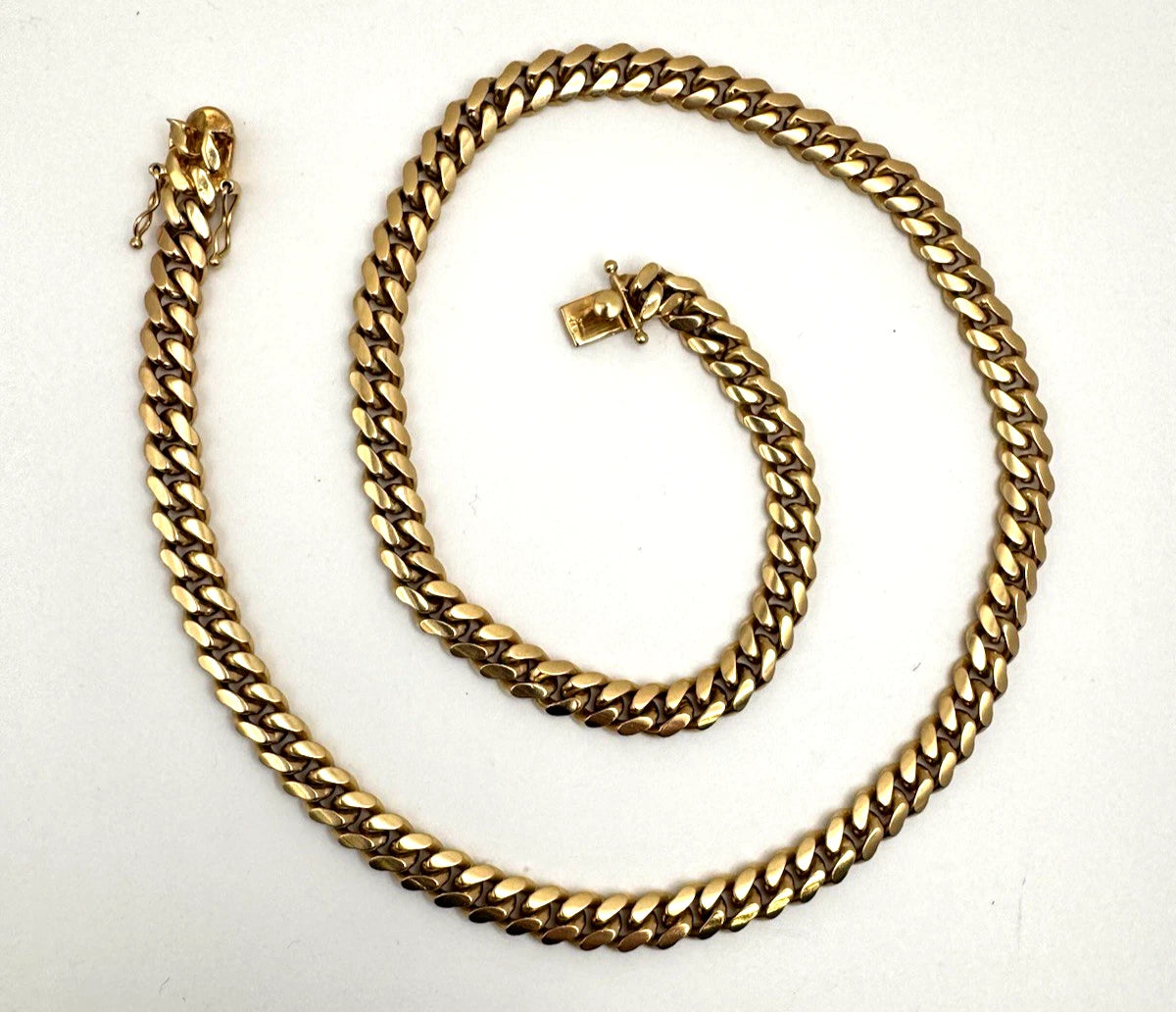 14k Solid Yellow Gold Miami Cuban Curb Link 24in, 8.5mm 140 grams chain/Necklace